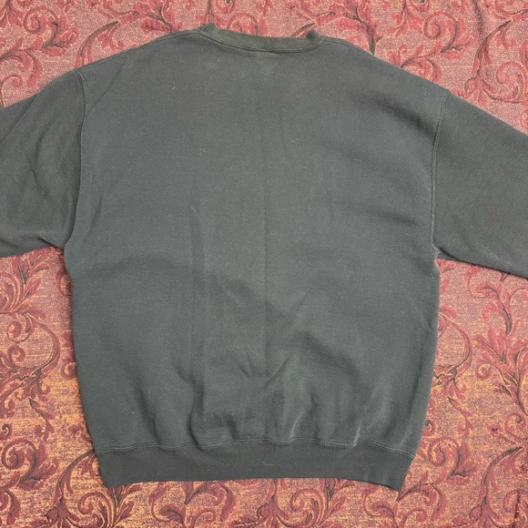 90s Russel Athletic Fabric Tag Black Crewneck - Picture 3 of 6